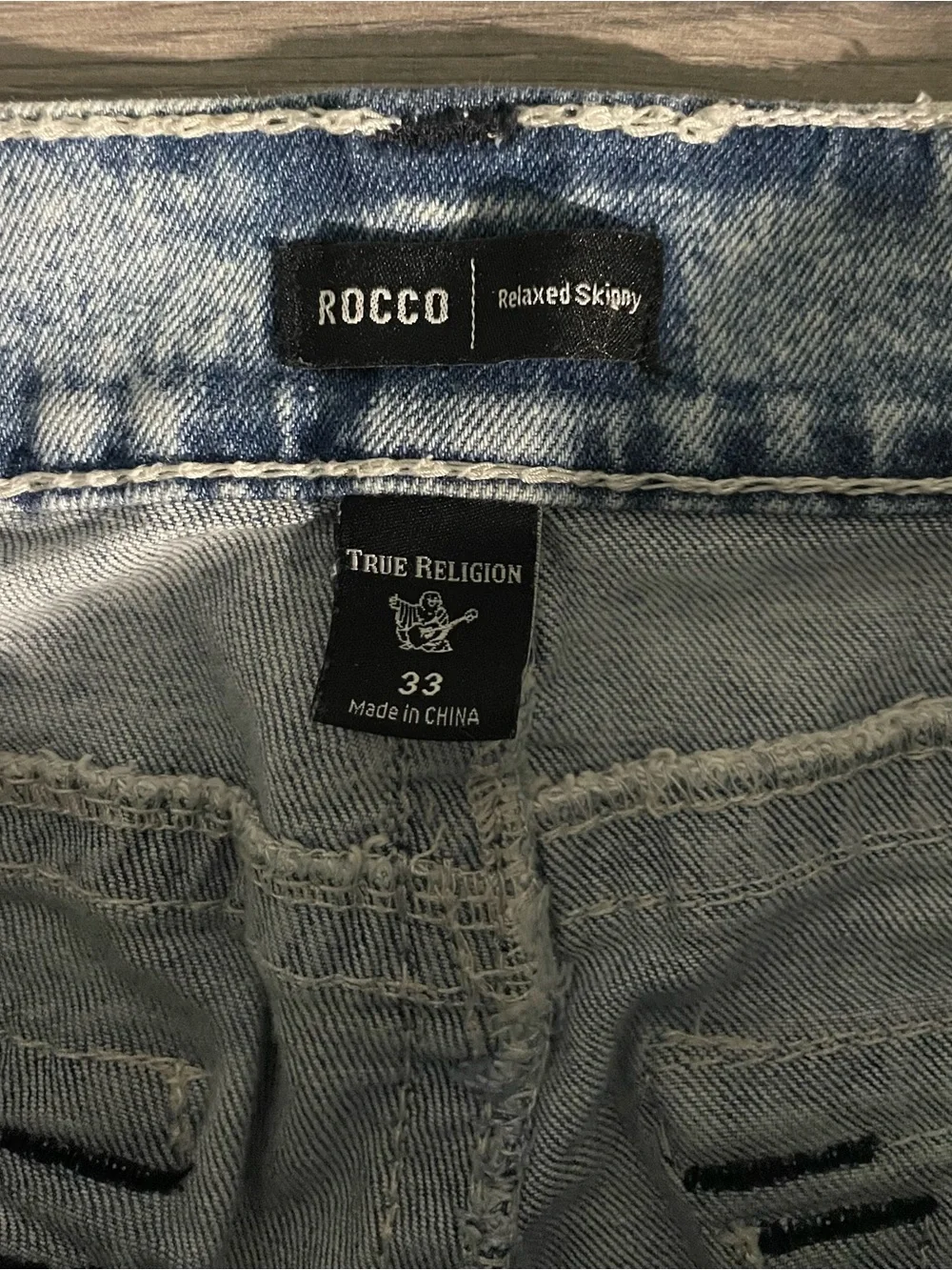 True Religion Rocco Relaxed Skinny Jeans, 33
